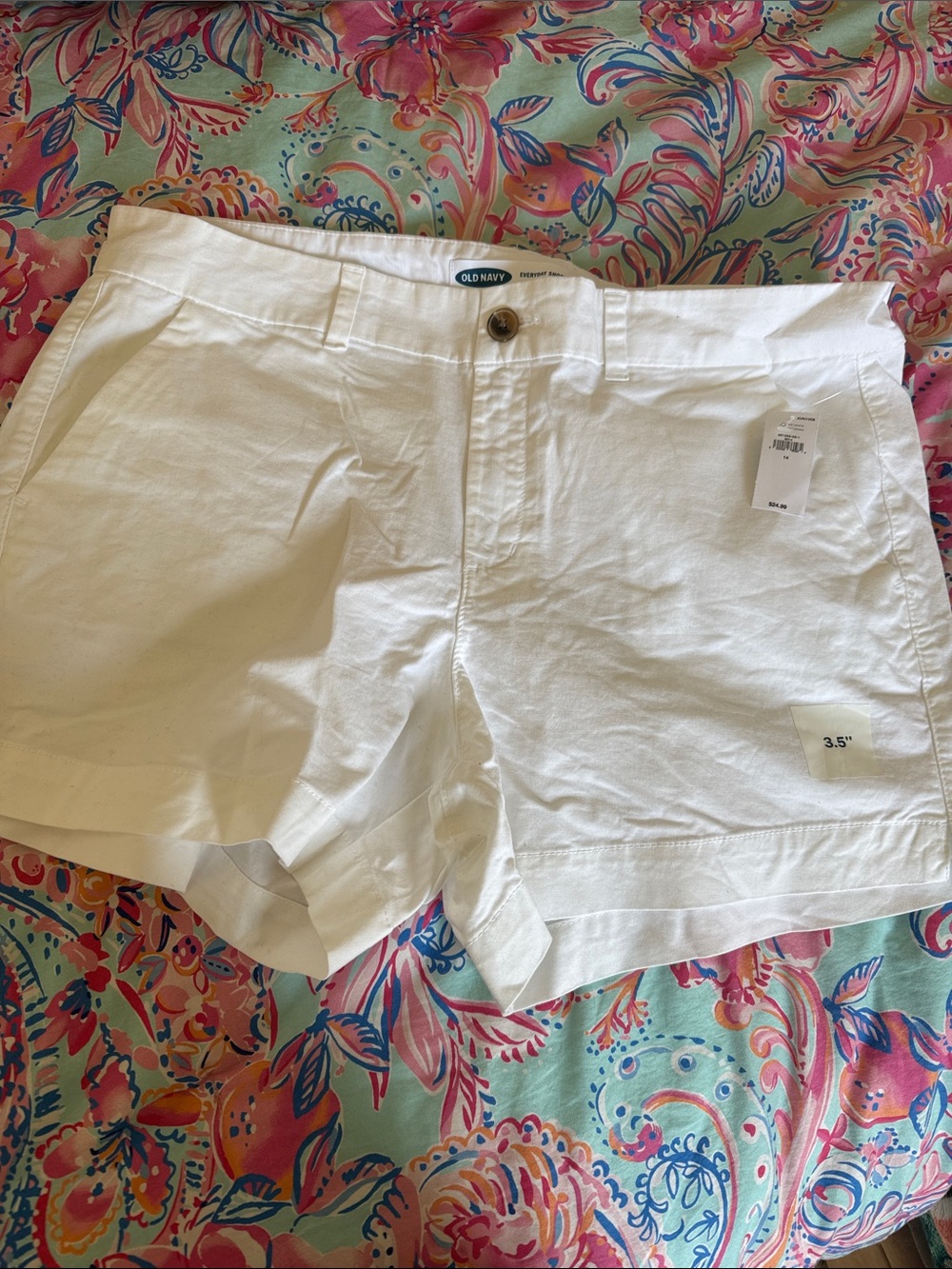Old Navy White High Waist Women's Shorts